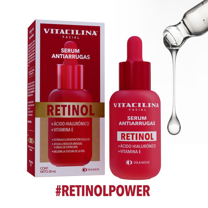 Serum Antiarrugas Retinol Vitacilina Facial 30 mL
