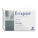 Erispan Betametasona Solucion Inyectable 4 mg / 1 mL 1 Ampolleta de 1 mL