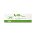 Jeringa Desechable Sensimedical 5 mL 21g x 32mm 5 Piezas