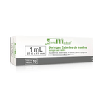 Jeringa para Insulina Sensimedical 1 mL 27g x 13mm 10 Piezas