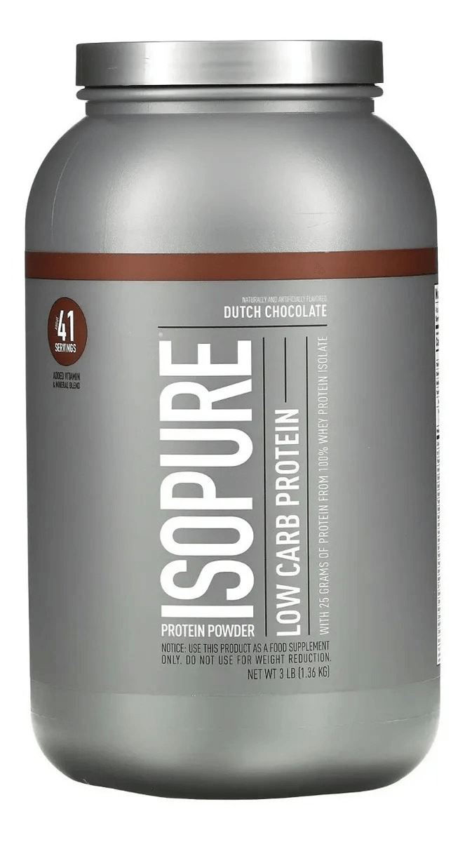 Proteina Isopure Low Carb Sabor Chocolate 1,360 g
