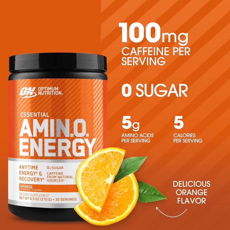 Amino Energy Optimum Nutrition Sabor Naranja 270 g