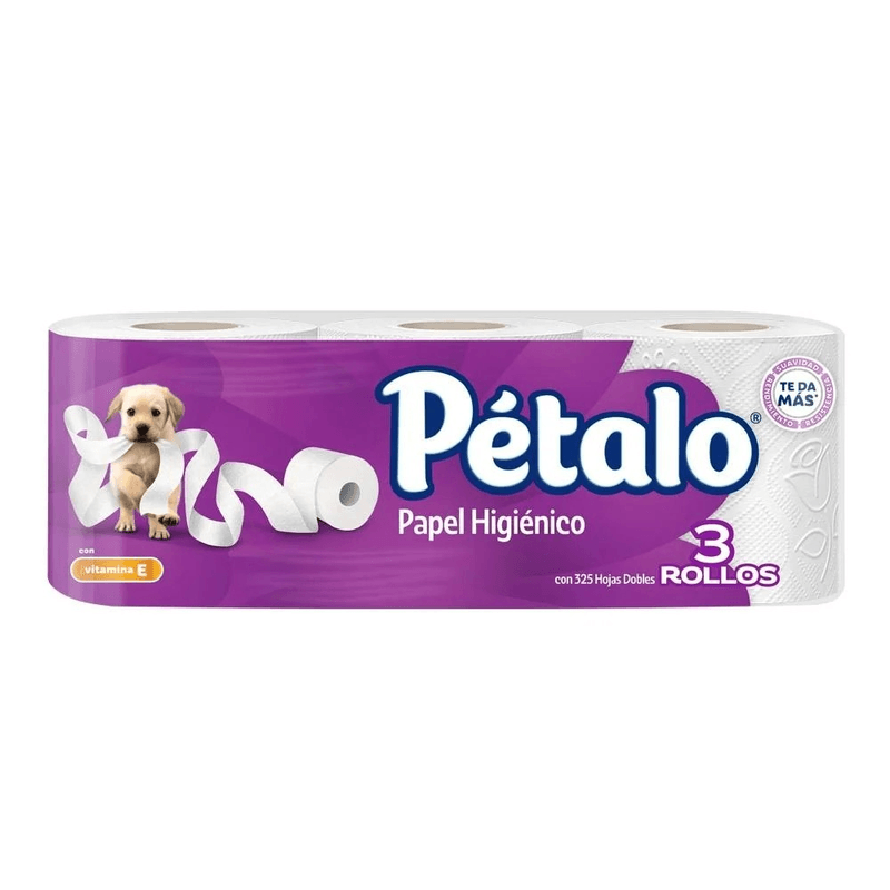 Higienico Petalo Balance 3 Rollos 325 Hojas