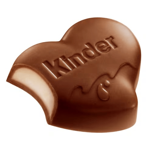 Kinder Love Mini Forma de Corazones con Relleno 107 g 24 Piezas