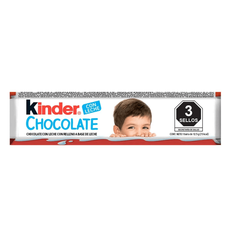 Chocolate Kinder con Leche 12.5 g 4