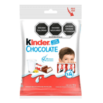 Chocolate Kinder con Leche 4 Piezas de 12.5 g c/u