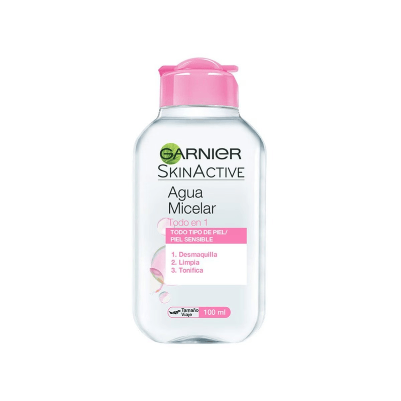 Agua Micelar Garnier SkinActive Todo en 1 100 mL