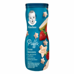 Snacks Gerber Puffs Etapa 3 Fresa Manzana 42 g