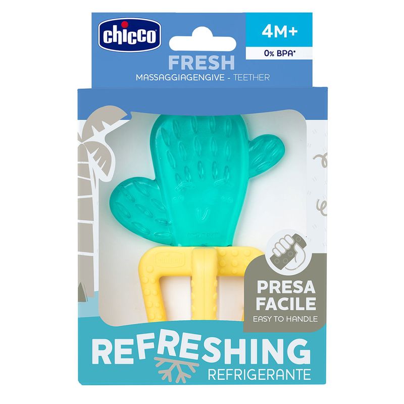 Mordedera Refrigerante Cactus Chicco 4 Meses+ 1 Pieza