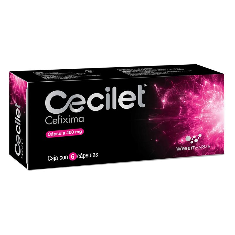 Cecilet 400 mg 6 Capsulas
