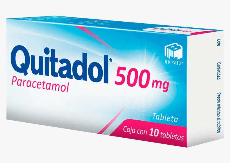 QUITADOL c/10 TABS. 500 MG.