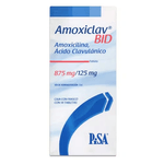 Amoxiclav BID 875 mg / 125 mg 14 Tabletas