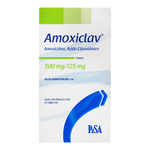 Amoxiclav 500 mg / 125 mg 15 Tabletas