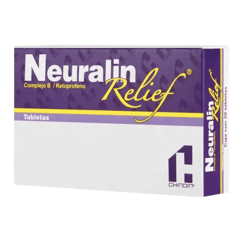 Neuralin Relief 100 mg 10 Tabletas - Farmacias Klyns