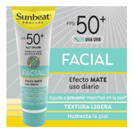Protector Solar Sunbeat Facial FPS50+ Efecto Mate 90 g